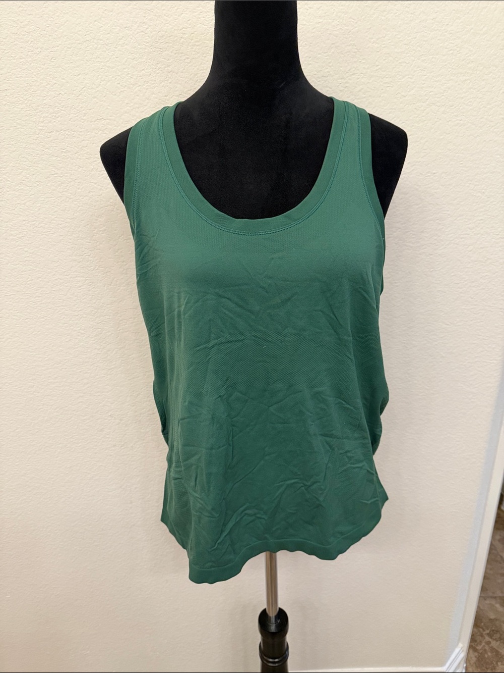Athleta Deep Green Racerback Scoop Tank